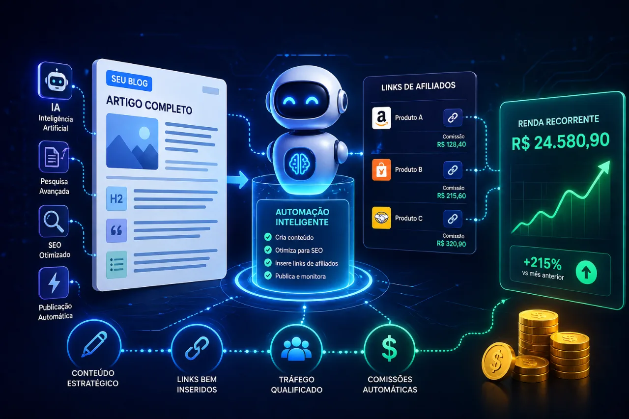 Utilizacao de Link de Afiliados em Conteudos no Blog e Como Rentabilizar Isso Utilizando Automatizacao do Conteúdo