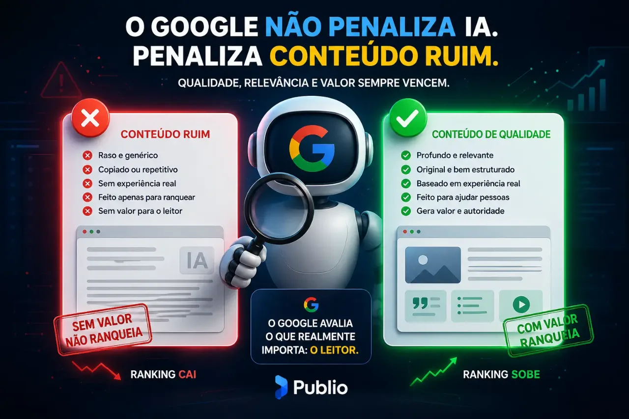 Google penaliza conteúdo gerado por IA? Entenda as diretrizes